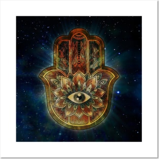 Hamsa Hand Posters and Art